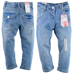 Hooyi Girls Jeans Children Denim Pants Kids Jeans Boys Jean Pants bebe Trousers 2 3 4 5 6 7 8 Years