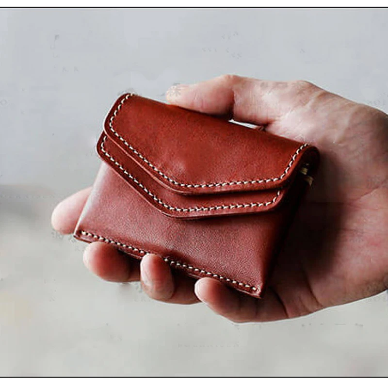 DIY-男性と女性のための革製のハンドバッグ,ダブル層の蓋,カードウォレット,コインカッター,金型のナイフ,手動パンチツール