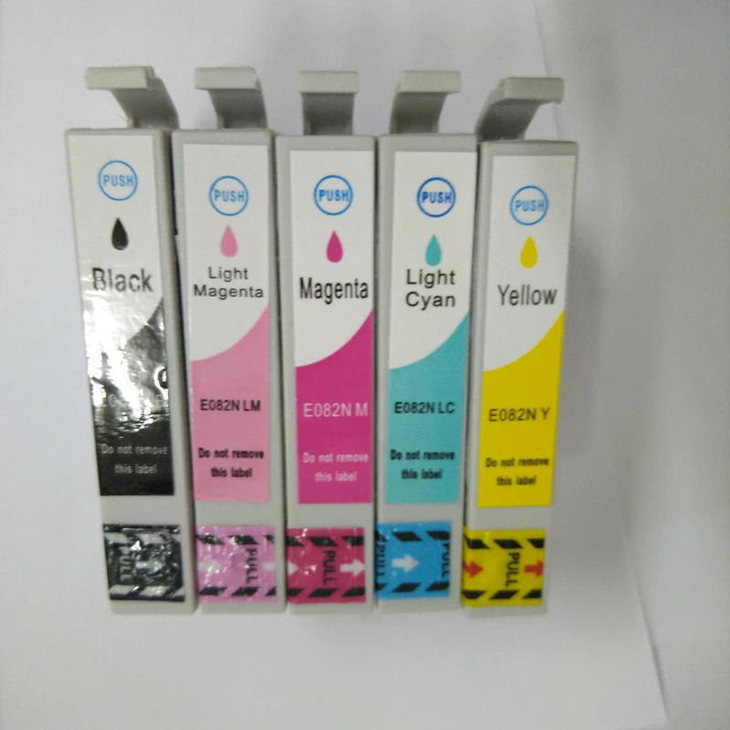 einkshop T0811 - T0816 ink cartridge For Epson Stylus photo R270 R390 RX590 R290 R610 RX690 T50 TX700W TX800W printer