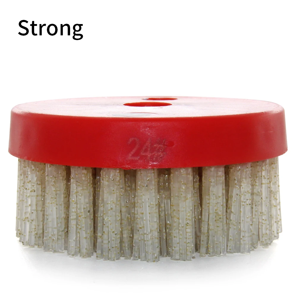 High Quality Brush Cleaning Stone Granite Marble Grit 24-500 110 mm 4 Inch Diamond Round Brushes for Making Leather