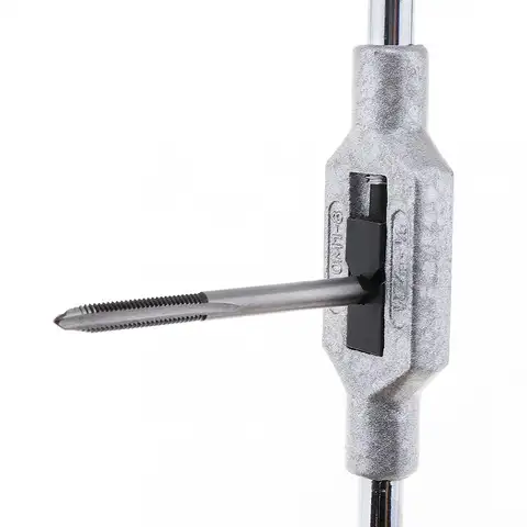 11 st/set Mini Metrisk Gängtappsats Set Snabbstål Handskruvgänga Justerbar Gängtappnyckel M1-M3.5 Träbearbetningsverktyg 10 best sales gängtapp och gängskär för trä - №8