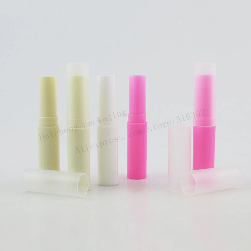 100 stks 4 ml Mini Lippenstift Buizen Lege Lipgloss Flessen met Caps Lippenbalsem Containers voor Cosmetische Monsters