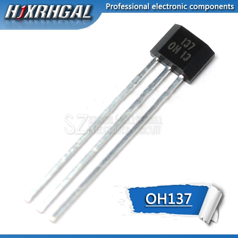 10pcs OH137 Hall Effect Sensor for Highly Sensitive Instruments TO-92S In-kind Shooting new hjxrhgal