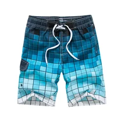 Pantalones cortos de playa para hombre, bañador de M-6XL, pantalones cortos de Surf, Bermudas, ropa de playa, de talla grande