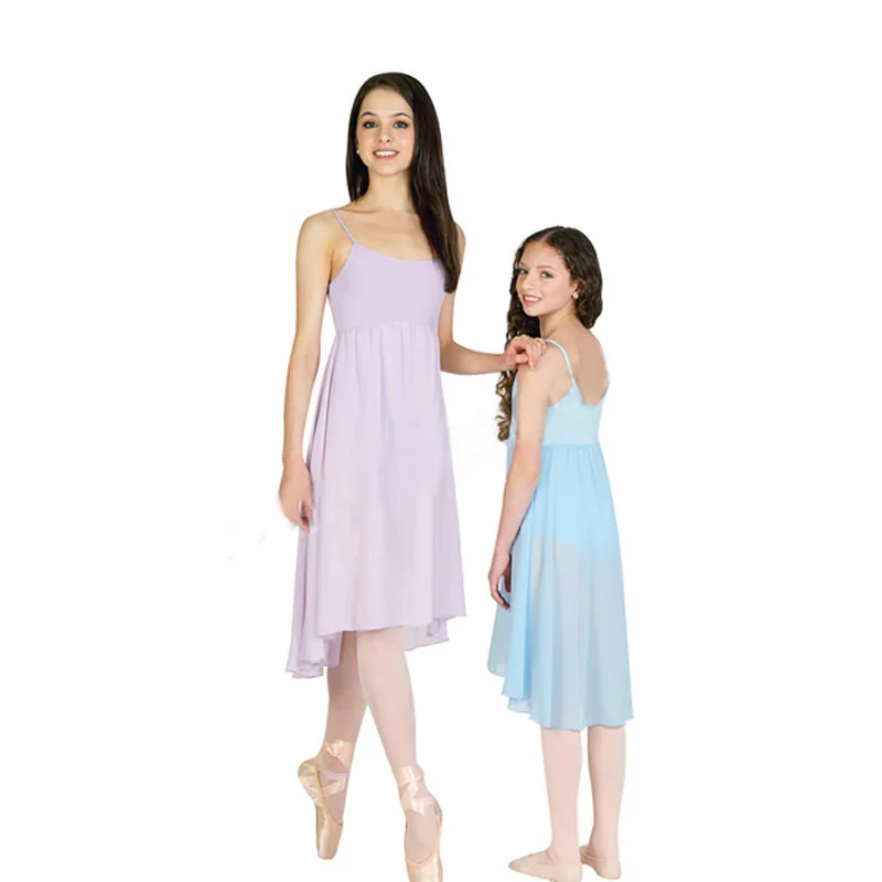 Girls Lyrical Camisole Ballet Dress Soft Dresses Nightgown With leotard,Long Ballet Skirt Retail Wholesale