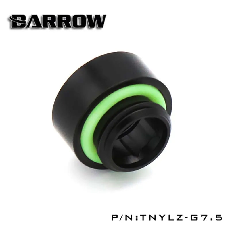 Barrow TNYLZ-G7.5 Butted fitting,Female Extension,Screw Seat,Smooth surface,Inner hexagon 7.5mm Connector,water cooler gadget