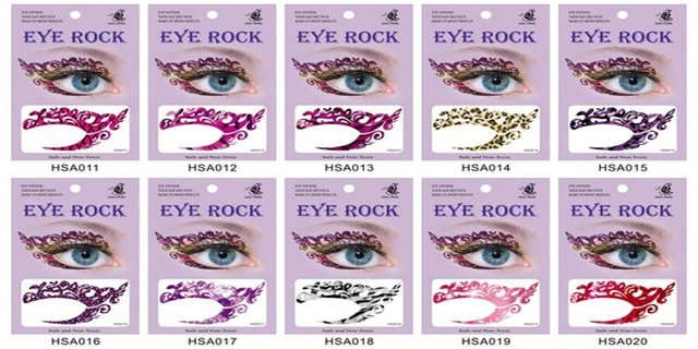 

Brand new holiday party eye rock temporary waterproof artistic makeup sticker eye line tatoo