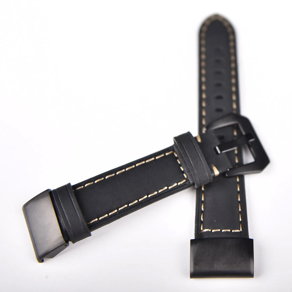 20/22/26 مللي متر جلدية مربط الساعة المعصم الفرقة حزام للغارمين فينيكس 5/5X/5S زائد 6/6x/6s الذكية سوار سريعة صالح معصمه كوريا