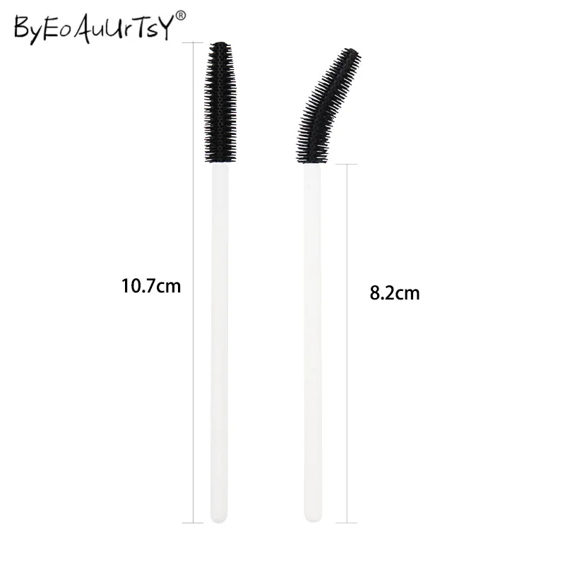 Brosses à cils jetables en Silicone, peigne, baguettes de Mascara, Extension de cils, applicateur individuel, outils de maquillage, beauté des yeux, 200 pièces