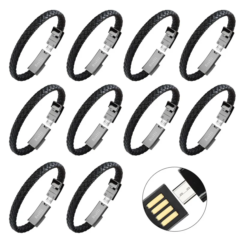 

10 pcs usb cable data line wire charger adapter charging for iphone 6 X xiaomi mi 8 huawei mate 10 smartphone quick 3.0