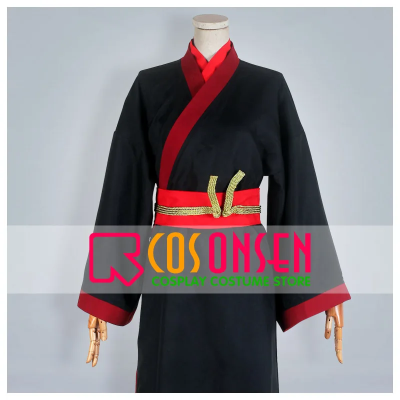 

COSPLAYONSEN Hoozuki no Reitetsu Hozuki's Coolheadedness Hoozuki Cosplay Costume Black Red Kimono Custom Made