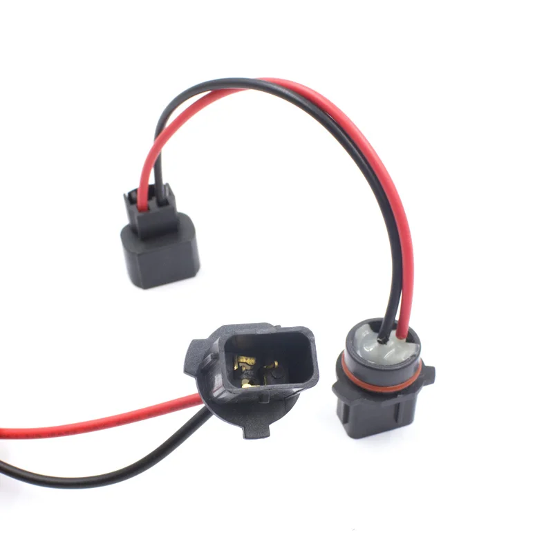 1PC Fog Led Lights Bulb Retrofit Extension Wire Wiring Harness Pre-wire Sockets Connector Adapter Plug P13W 5502