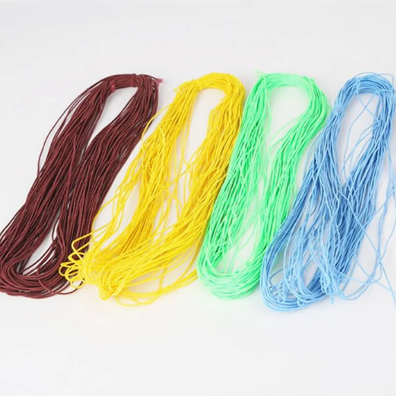 10 yards High-Elastic 1mm Colorful Round Elastic Band Round Elastic Rope Rubber Band Elastic Line DIY Sewing Accessories AA7678