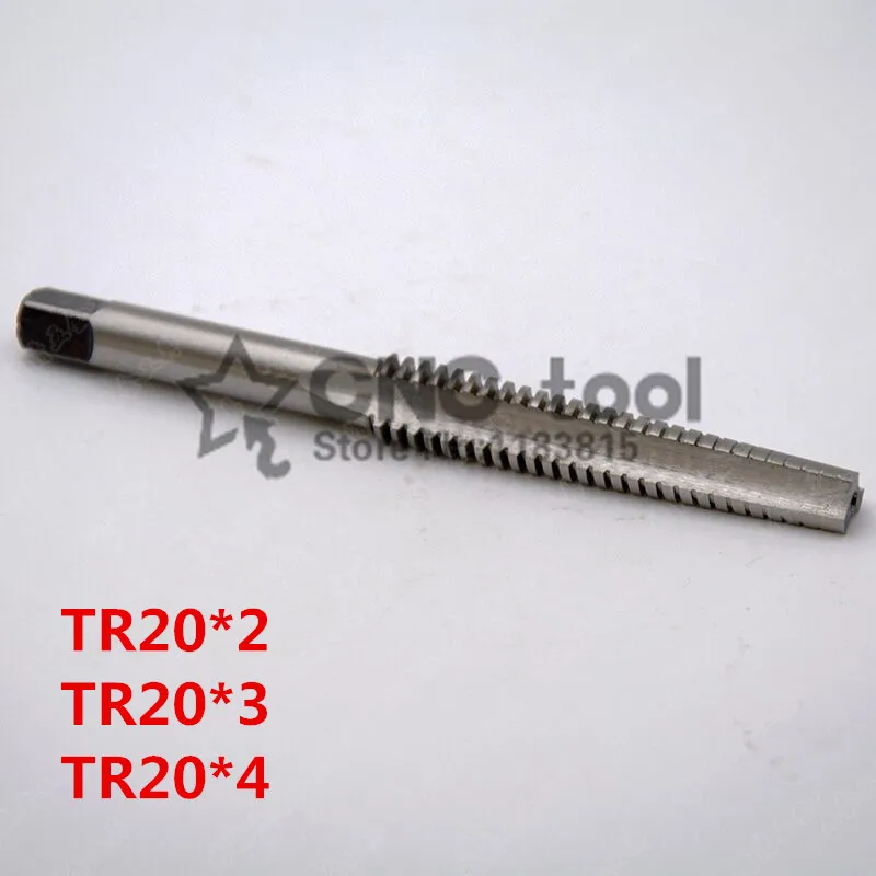 Free shipping 1PCS TR20*4 high speed steel ladder shaped screw machine screw tap, tap machine T type screw thread