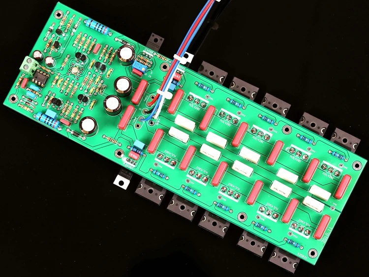 Gaowen Line ON MJL4281A MJL4302A tube + 2N3958 FET Field effect transistor 200W mono amplifier board