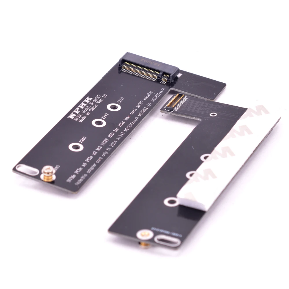 M key NVMe M2 SSD to For Apply Mac Mini 2014 A1347 MEGEN2 MEGEM2 MEGEQ2 adapter PCI express NGFF 760P 600P riser card