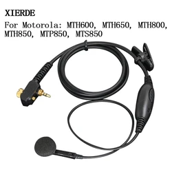 XIERDE For Motorola 1Pin Mic Headset MTP850 MTH850 Radio in-ear Earpiece MTH800 MTP850 MTS850 MTH600 Earplug