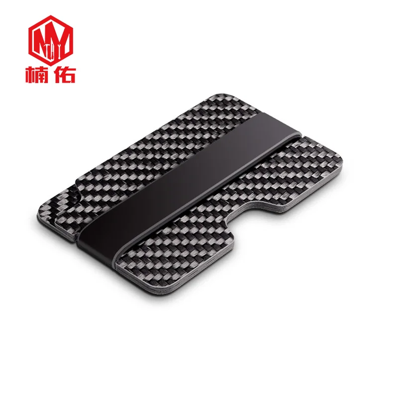 1PC Simple Carbon Fiber Wallet Banknotes Credit Card Holder Bank Business Card Bag Package EDC Outdoor Pocket Tool