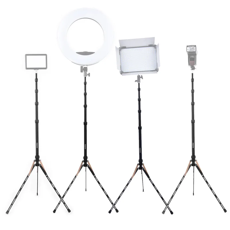 Fusitu FT-190B 2.2m Led Lumière Stand Portable Trépied Tête Softbox Pour Photo Studio Photographique Flash Parapluies Réflecteur