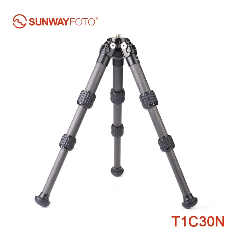 SUNWAYFOTO T1C30N Light Small Mini Carbon Fiber Dslr Camera Stand Professional Carbon Tripod for Phone Camera Accessories Video