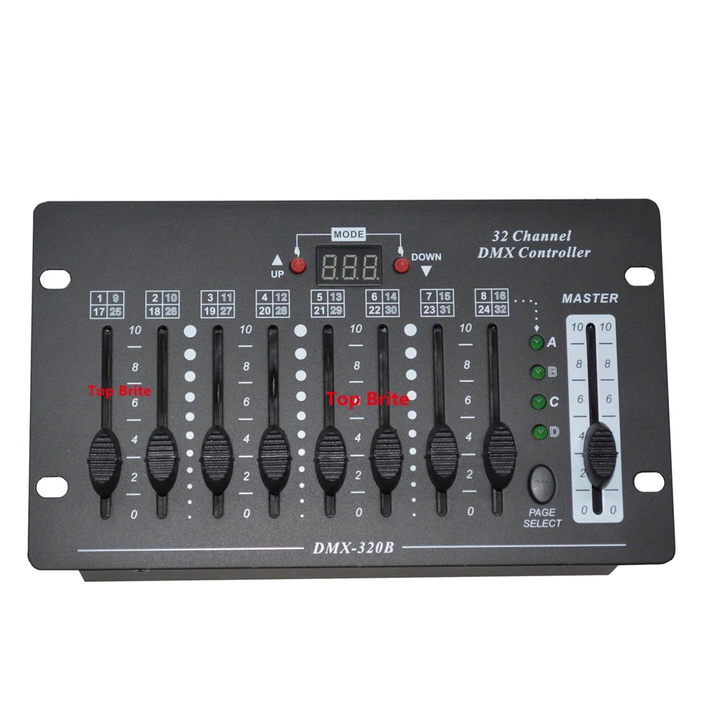 NEW 32 Channel Simple DMX Controller Stage Lighting DJ Equipments DMX Console For LED Par Moving Head Spotlights DJ Controller