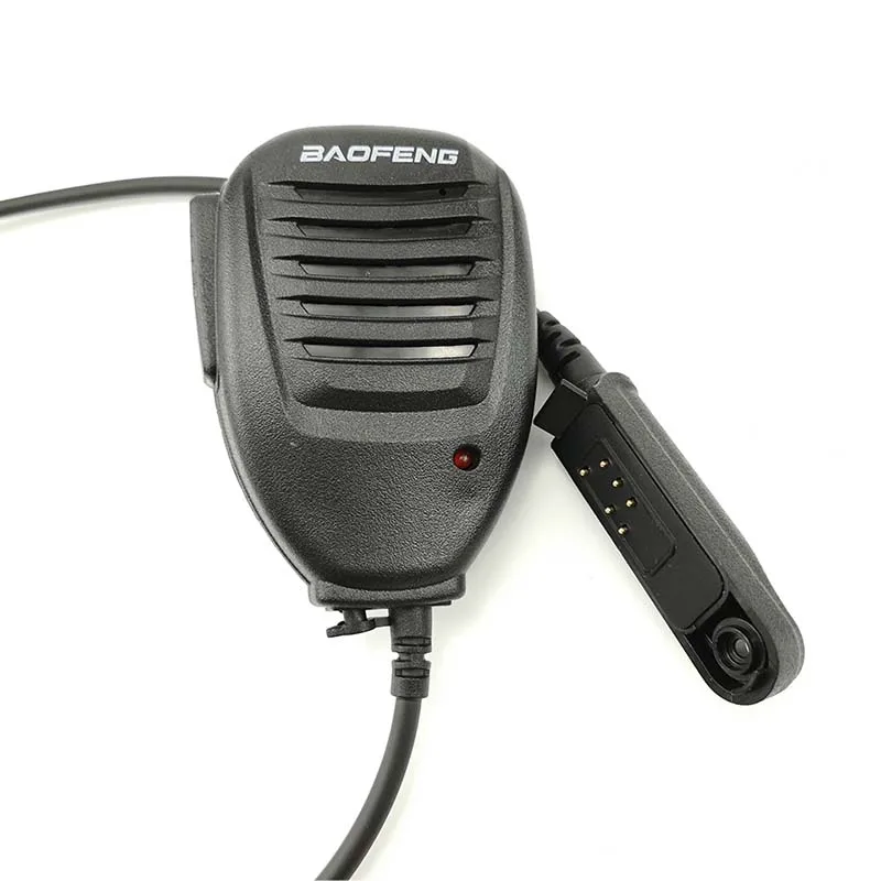 100% Asli Baofeng UV-9R Plus Tahan Air PTT Speaker Mic Mikrofon untuk Baofeng UV 9R A58 UV-XR GT-3WP BF-9700 Walkie Talkie