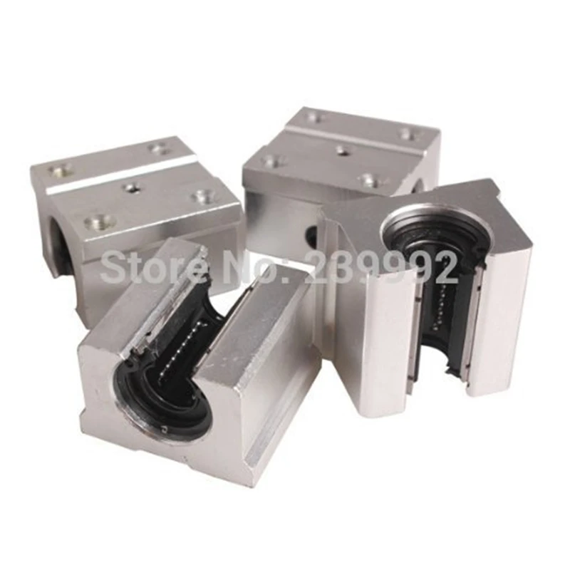 4 pcs SBR20UU SBR20 20mm Linear Ball Bearing Block CNC Router CNC parts