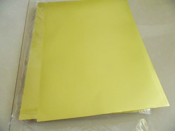 free shipping 50 sheets A4 blank matte gold self-adhesive label paper for laser printer