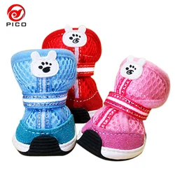 canvas Pet dog shoes teddy vip bo shoes pet shoes breathable puppy boot Pet supplies product ZL266