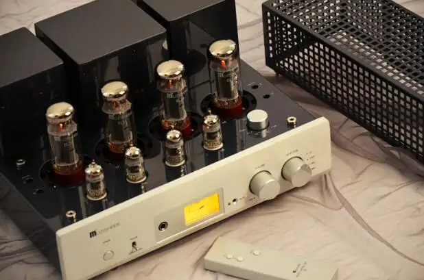 

MUZISHARE X5 push-pull tube amplifier handmade scaffolding integrated lamp amp MZSX5