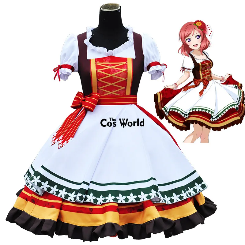 Love Live World Travel Kotori Minami Maki Nishikino Outfits Anime Cosplay Costumes