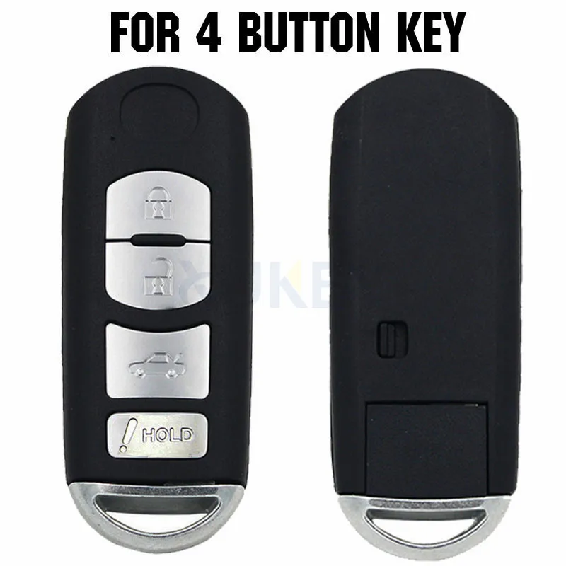 4 Button Silicone Remote Key Cover Case Fit For MAZDA 3 6 MX-5 CX-3 CX-5 CX-7 CX-9 SCION IA Fob Shell Skin Protector 2016 2017