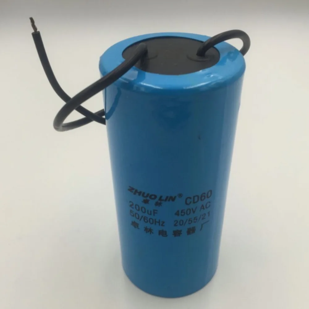 AC Motor Capacitor Start Capacitor CD60 450VAC 200uF