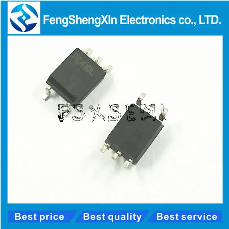 

50pcs/lot PC410L PC410LONIPOF PC410L0NIP0F PC410LS Light coupling optical isolator logic output SOP-5