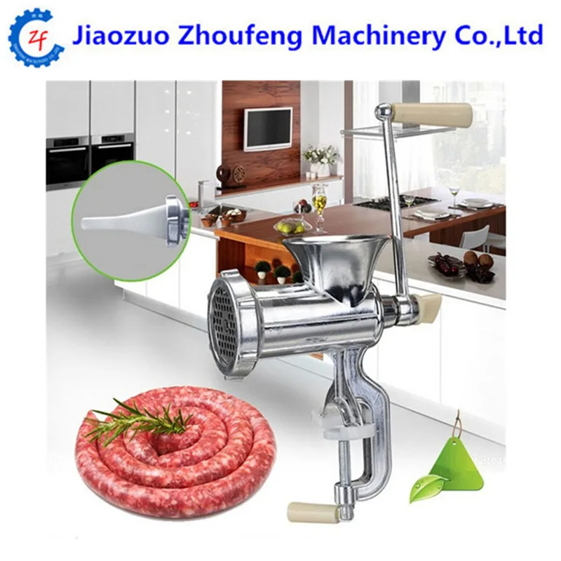 Tay Meat Grinder Mincer Xúc Xích Nhồi máy đĩa Vỡ máy tay bean grinder
