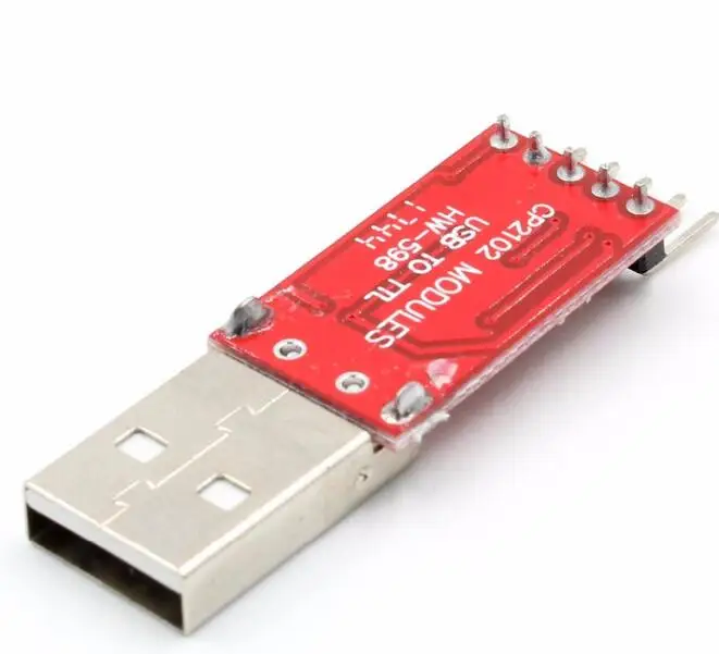 1pcs CP2102 module USB to TTL serial UART STC download cable PL2303 Super Brush line upgrade(RED)