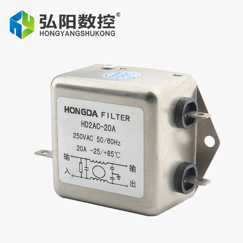 Power Filter HDZAC-20A Ac Power Supply Filter Cnc Router Parts Power Supply