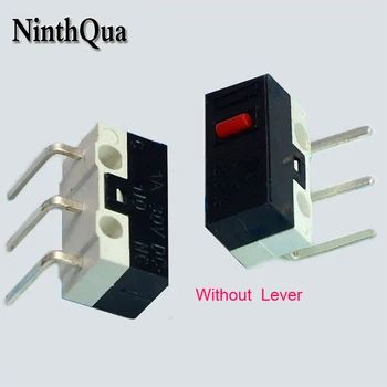 3P 마우스 스위치, 90 도 수직 3 핀 DC 1A, 125V AC 직사각형 스위치, 레버 없음, 미니 마이크로 푸시 버튼 스위치, 10 개