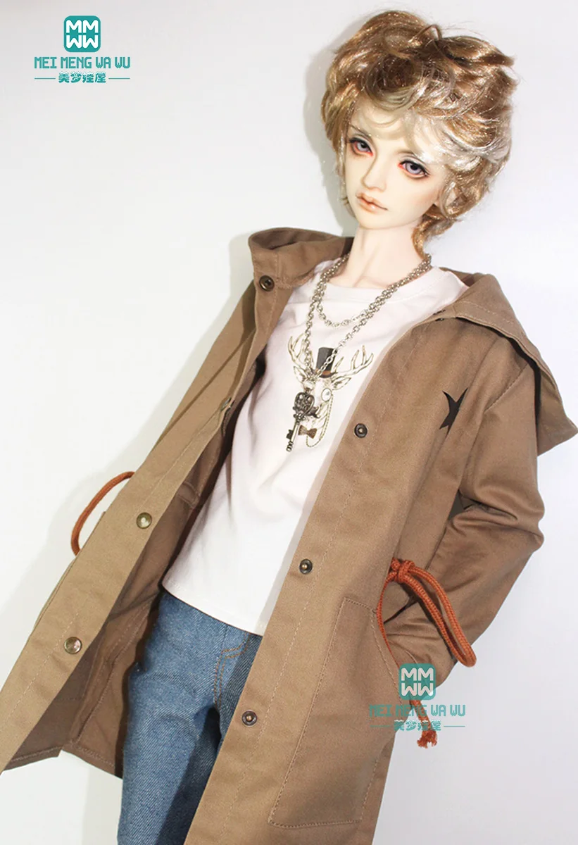 BJD doll clothes fits BJD uncle fashion Sunshine handsome jacket wild plaid shirt