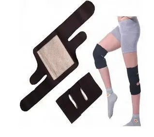 

Tourmaline magnetic knee Support self heating kneepad Magnetic Therapy tourmaline Belt Therapy Spontaneous Heating Pad 1 pair