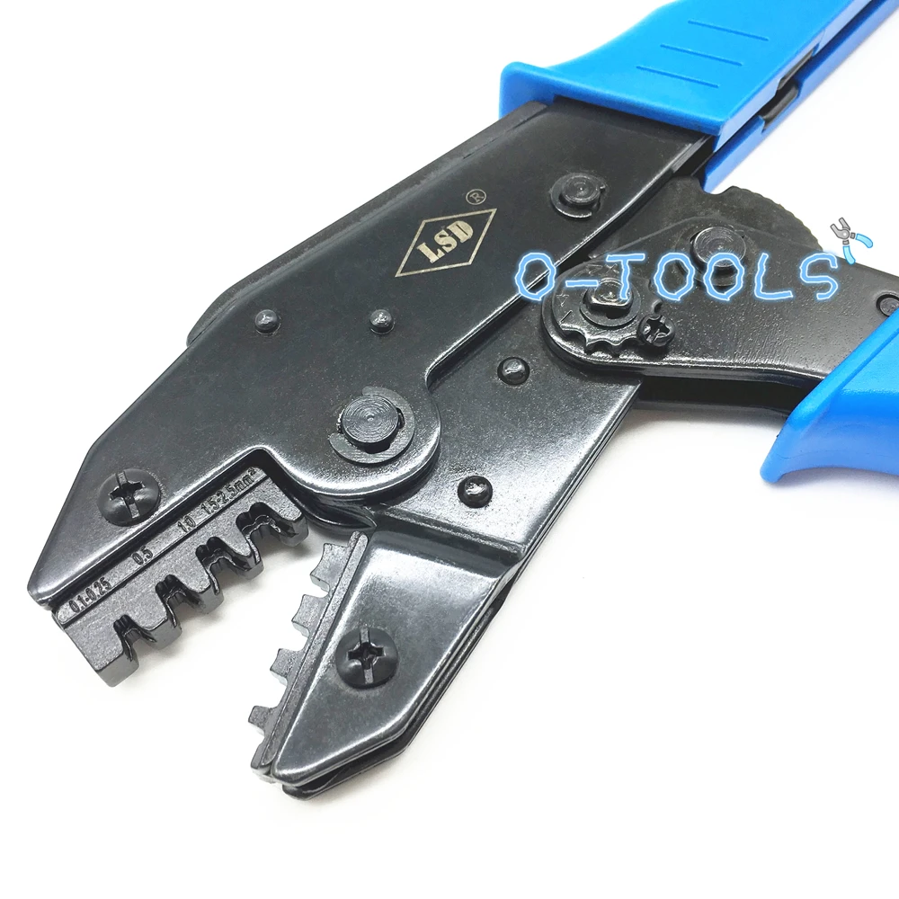 Ferramenta de friso elétrico, para terminais de cano aberto 27-13awg 0.1-2.5mm2, alicate