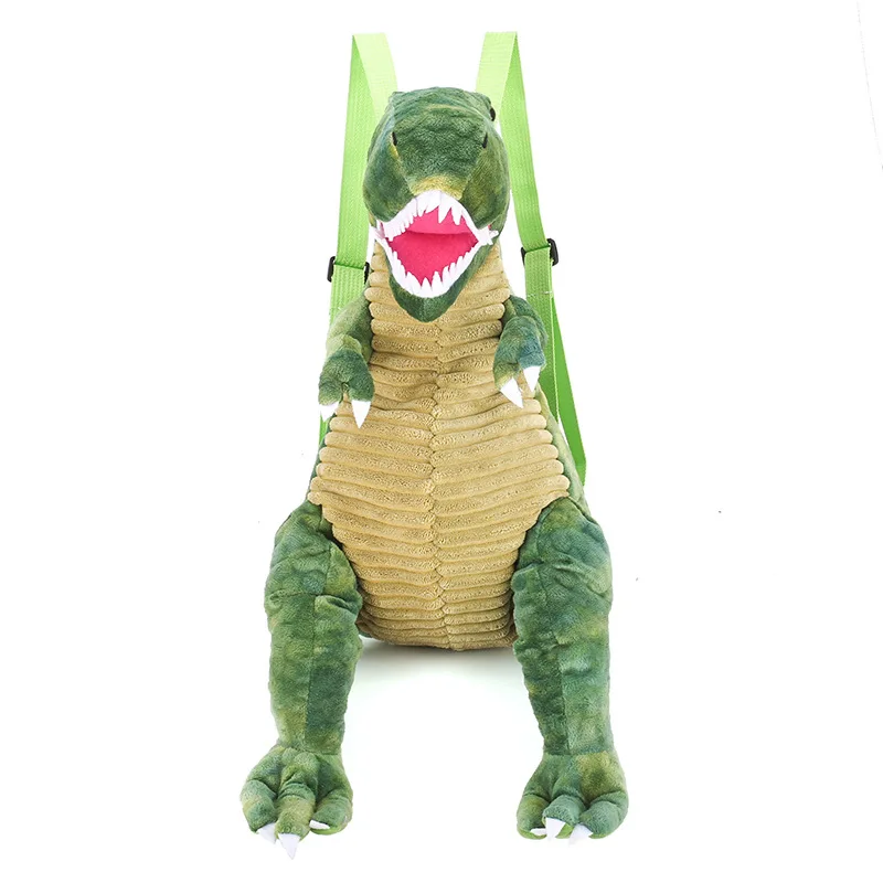 Creative 3D Dinosaur Dragon Backpack Cute Animal Cartoon Plush Backpack Dinosaurs Bag for Children Kids Gifts