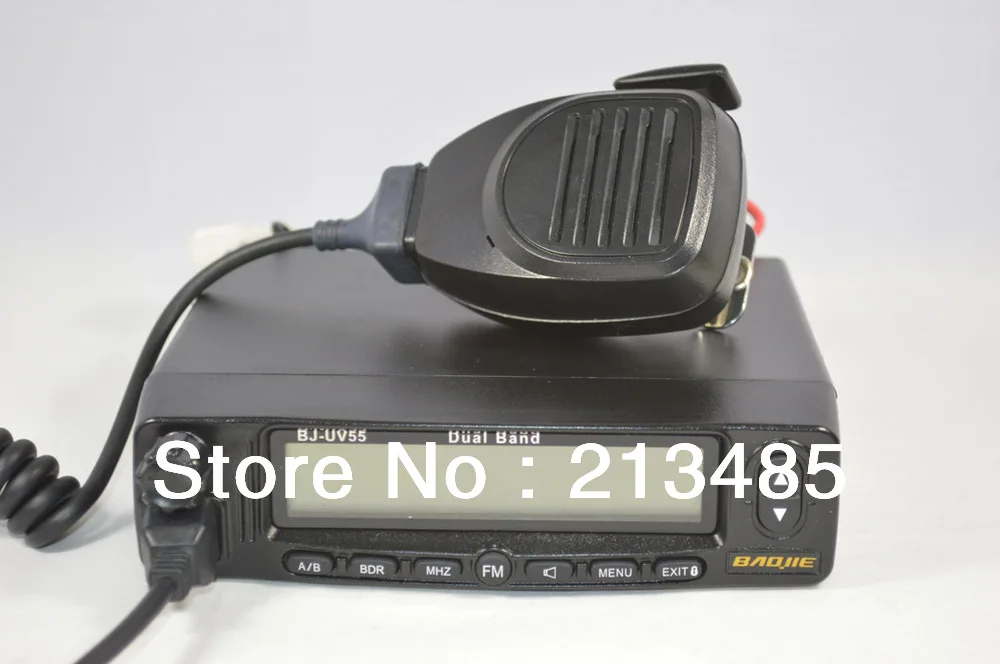 Dual Band Vehicle Transceiver/Mobile Radio VHF 136-174MHz & UHF:400-480MHz 45W/35W 128CH BJ-UV55