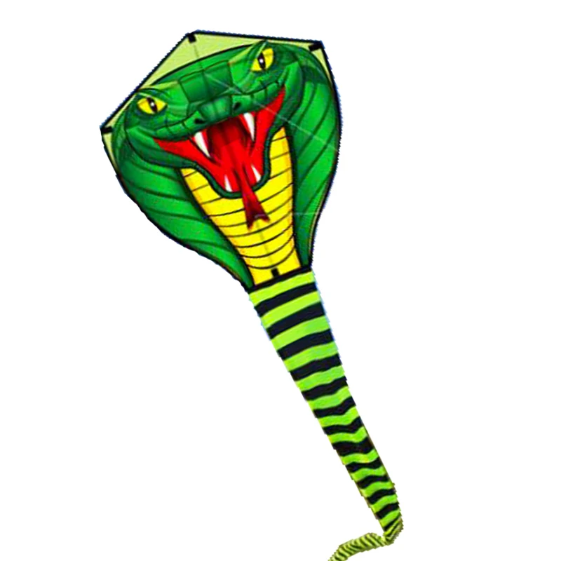 Strong Snake With Long Colorful Tail!Huge Beginner Snake Kites for Kids And Adults  Come With String And Handle