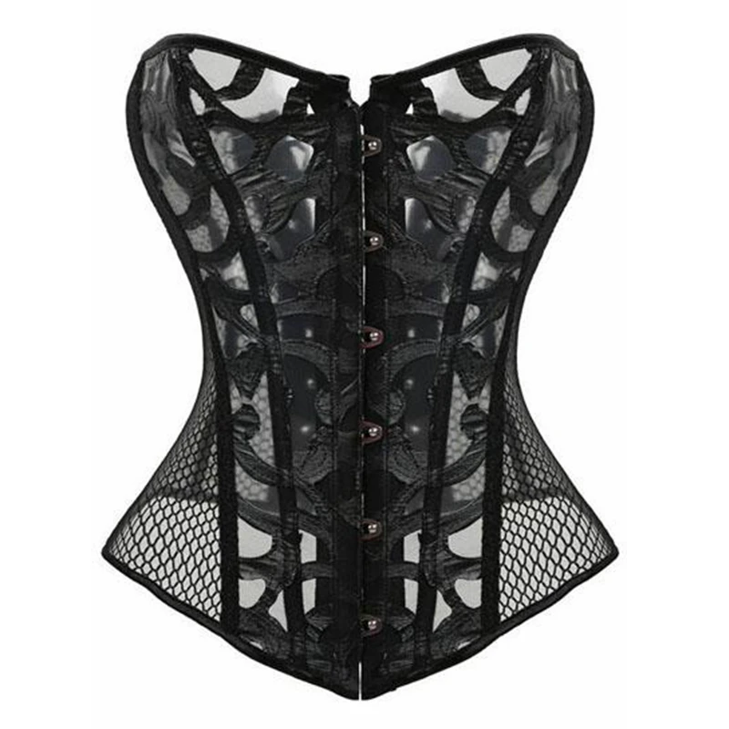 

Women Gothic Corset Slim Waist Trainer Modeling Strap Hot Shaper Sexy Body Shaper Hollow Out Shapewear Belly Slimming Sheath