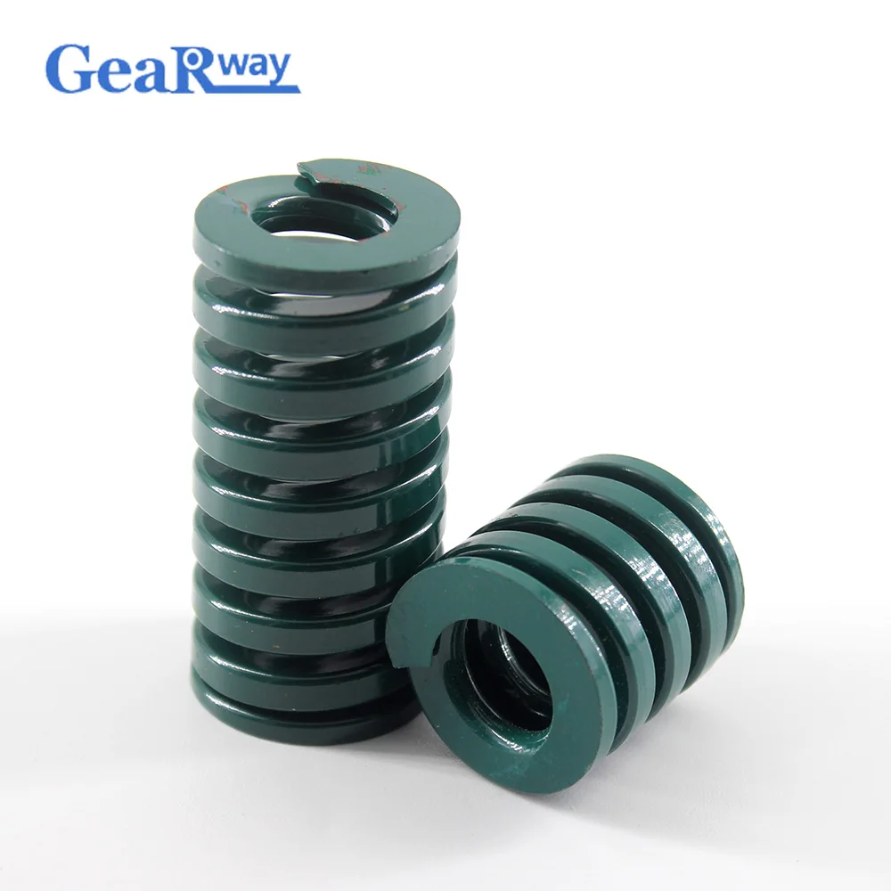 Gearway Green Die Spring Long 28% Compression Ratio Compression Die Spring TH30x30/30x35/30x40/30x55/30x60mm Mold Spring