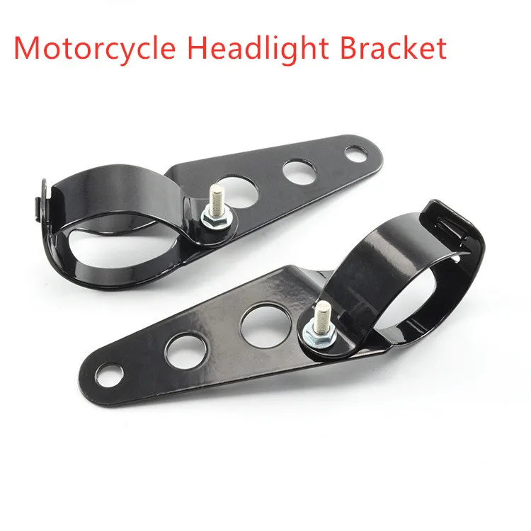 WINTUWAY Universal Motorcycle Headlight Bracket Mounting Bracket Fork Ears Adjuster Mount Clamp Chopper Holder B-Y-277561