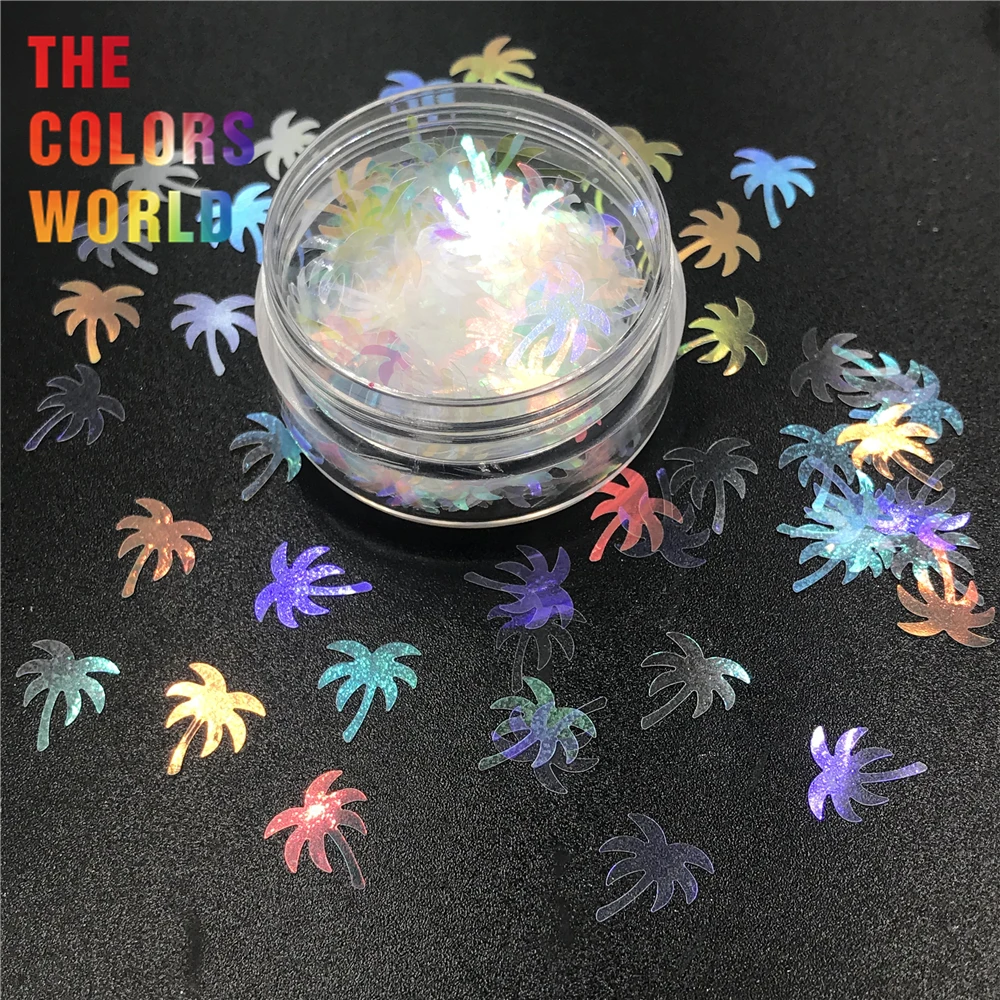 Palm Tree Summer Nail Glitter Nail Art Decoration Body Art Home Decoration Tumblers DIY Shaker Crafts Festival Accessories