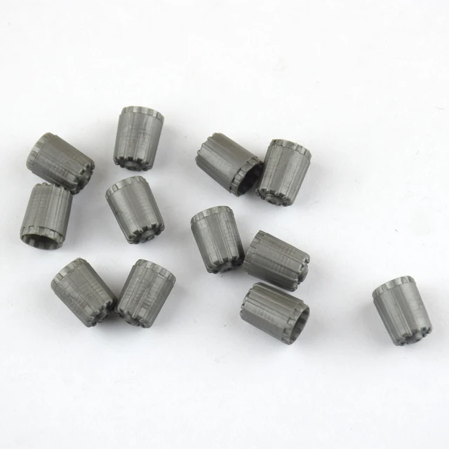 12 sztuk TPMS zawór opony nakładki osłona przeciwpyłowa wewnętrzny o-ring trwały Nylon do standardowego zaworu TPMS szary