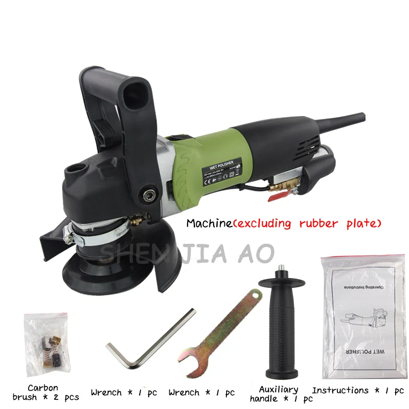 220V 800W Hand-Held Water Injectie Steen Polijsten Machine Water Injectie Type Cement Vloer Marmeren Polijstmachine